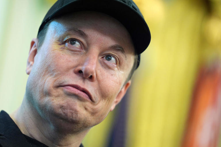 Elon Musk erupted at the EU all weekend, blasting Brussels over censorship and bureaucracy after X was hit with a major fine for "fake" blue checkmarks. AP Photo/Evan Vucci, File © AP Photo/Evan Vucci, File